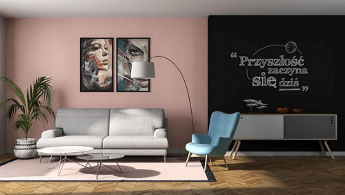 Dzięki farbie tablicowej MAGNAT każde wnętrze nabierze oryginalnego designu