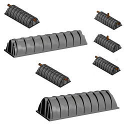 Tunele rozsączające SZAKK 200 i 400 litrów