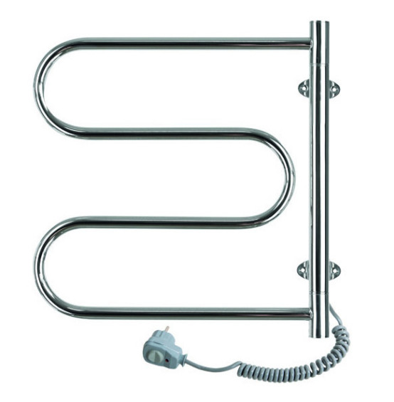 Elektryczny grzejnik łazienkowy z wyprofilowaną środkową poprzeczką TVX LA 55