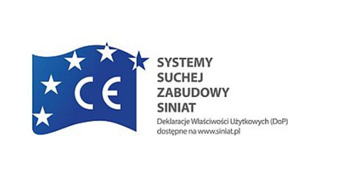Systemy Siniat - Pierwsze na rynku systemy suchej zabudowy oznakowane znakiem CE