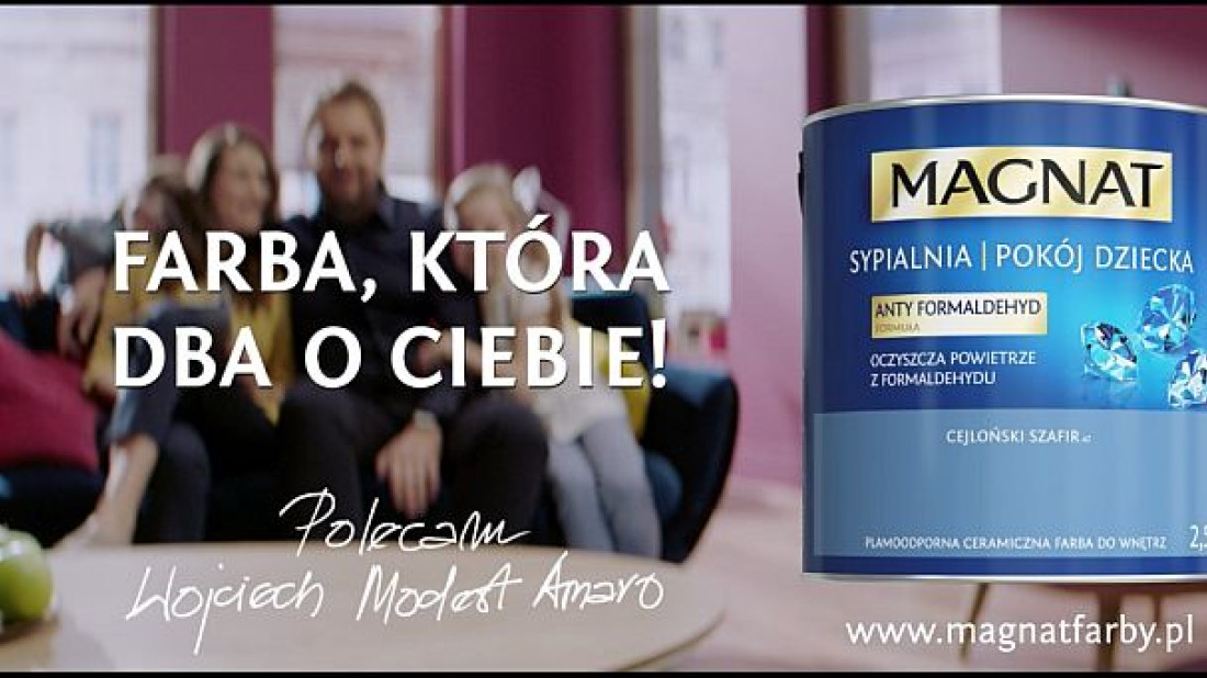 Farba, która dba o Ciebie w nowej kampanii reklamowej MAGNAT