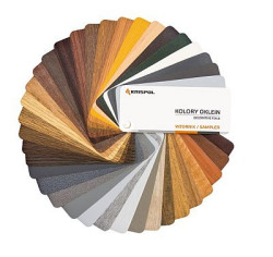 jakości wykonania bramy.  Kolorystykę bramy VENTE K2 RCS 60 można dopasować do wyglądu elewacji oraz pozostałych elementów stolarki KRISPOL