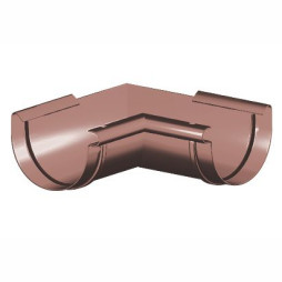 System rynnowy z PVC 125/90 mm - narożnik wewnętrzny