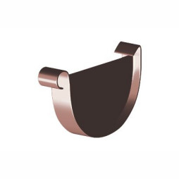 System rynnowy z PVC 125/90 mm - denko rynnowe uniwersalne 125 mm