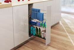 Bardzo często przy planowaniu kuchennej aranżacji pozostaje do zagospodarowania niewielka przestrzeń o kilkunastu centymetrach szerokości