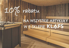 10% rabatu na artykuły Klafs z okazji Polskiego Dnia Sauny