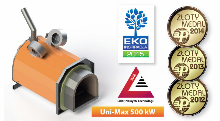 Palnik Uni-Max 500 KW nagrodzony na MTP