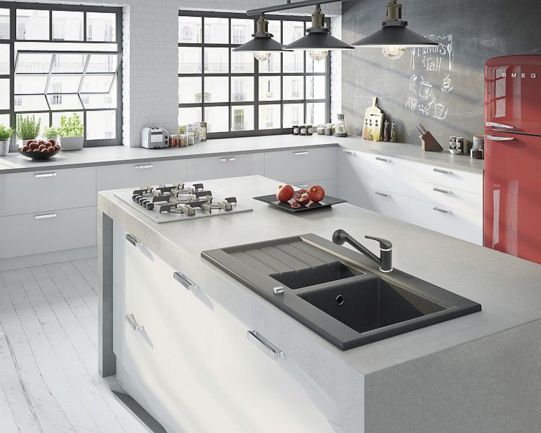Granitowy design Ferro w kuchni – do loftu i wiejskiej rezydencji
