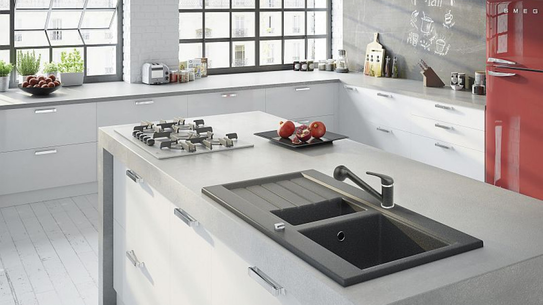 Granitowy design Ferro w kuchni – do loftu i wiejskiej rezydencji