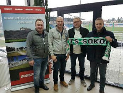 Były piłkarz Widzewa, reprezentant Polski w 36 meczach- Tomasz Łapiński został doradcą trenera Sokoła