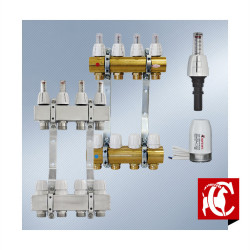 Rozdzielacze ogrzewania i chłodzenia płaszczyznowego oraz ogrzewania grzejnikowego