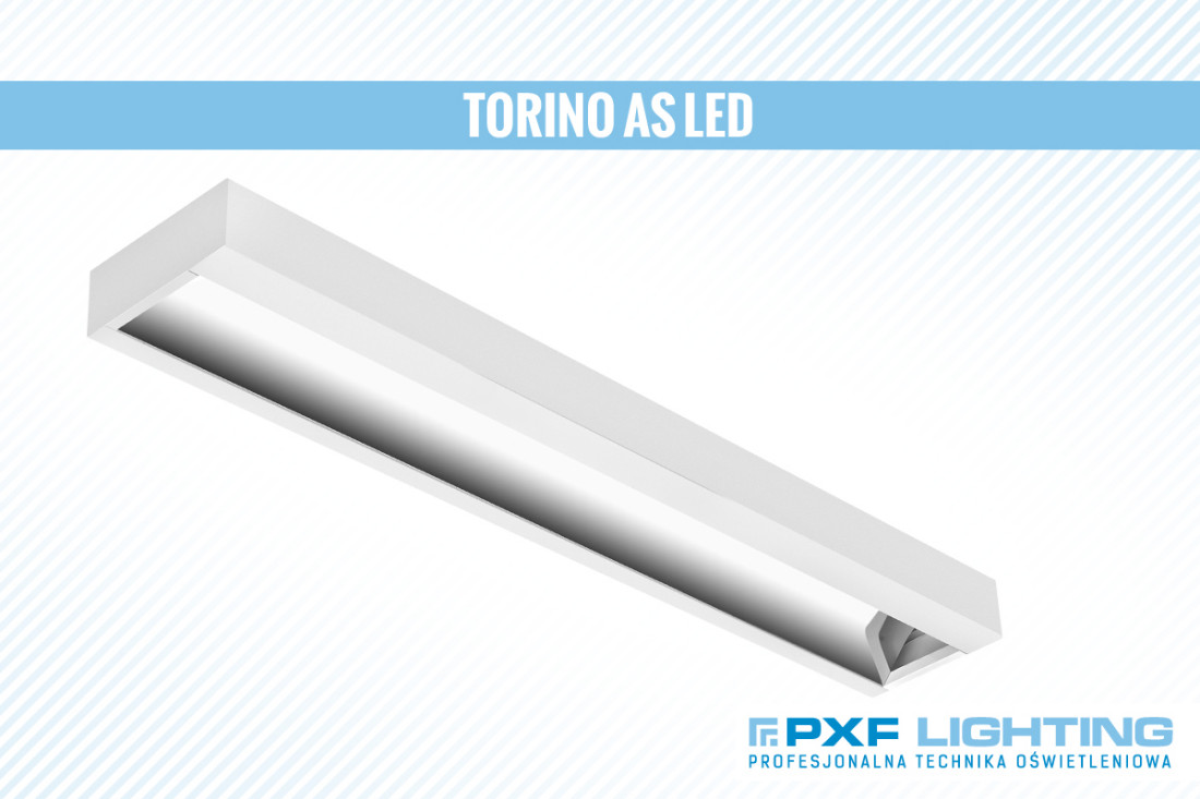 PXF Lighting: TORINO AS LED i PISA AS LED – oprawy kasetonowe o rozsyle asymetrycznym 