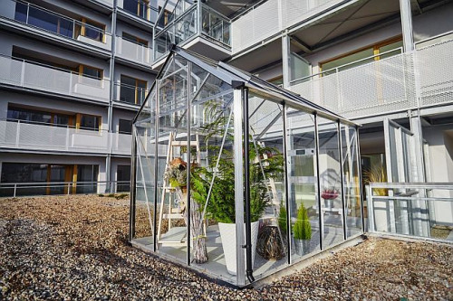 Evergreen 365 to inwestycja łącząca zalety mieszkania w centrum miasta oraz domu jednorodzinnego