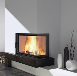 Kominek Unico w salonie