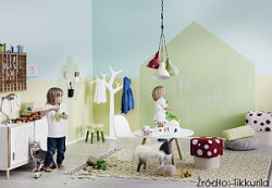 W otoczeniu barw delikatnej zieleni drzew, ciepłych kolorów słońca czy jasnego błękitu nieba na ścianach, dziecko z pewnością poczuje się jak na placu zabaw