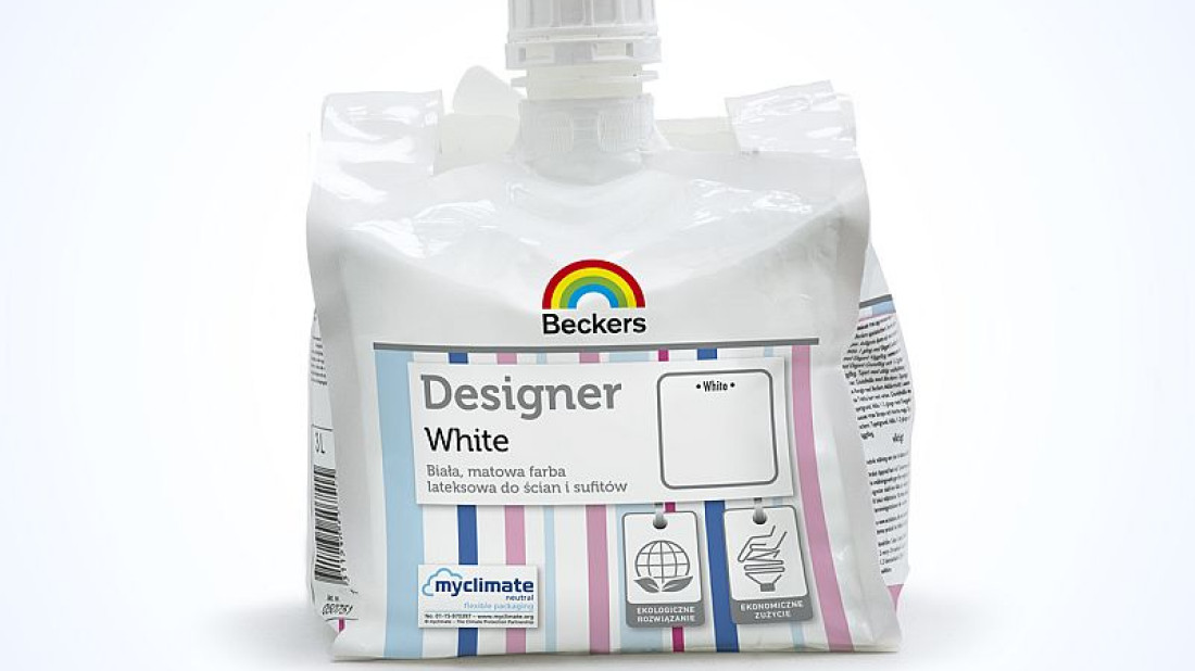 Beckers Designer White 3 L w innowacyjnym ekologicznym opakowaniu