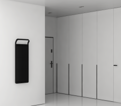 Grzejnik stał się relingiem na ręcznik w łazience bądź uchwytem na przewieszanie szala w przedpokoju