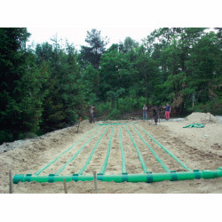 Gruntowy wymiennik ciepła GLOBAL - pod płytą fundamentową