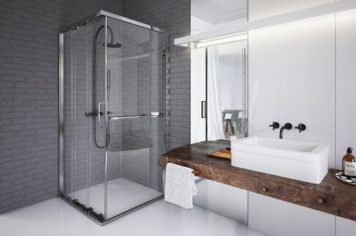 Kabina KOŁO Ultra w zestawie z brodzikiem KOŁO Pacyfik to propozycja do nowoczesnych wnętrz o eleganckim, stylowym charakterze