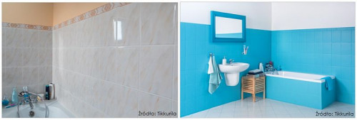 Pomaluj płytki na inny kolor, a przy niewielkich nakładach pracy stworzysz swoje domowe spa w nowoczesnym wydaniu