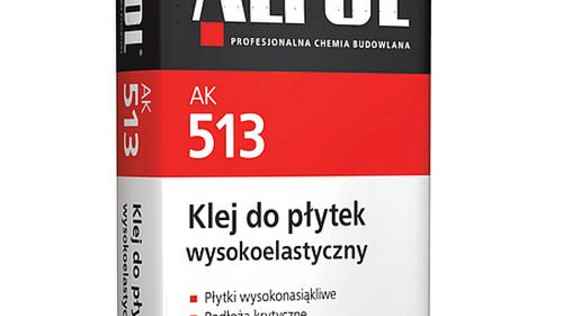 Kleje cementowe Alpol na podłoża krytyczne