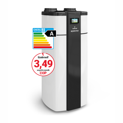 Spectra - pompa ciepła powietrzna z podgrzewaczem do c.w.u.