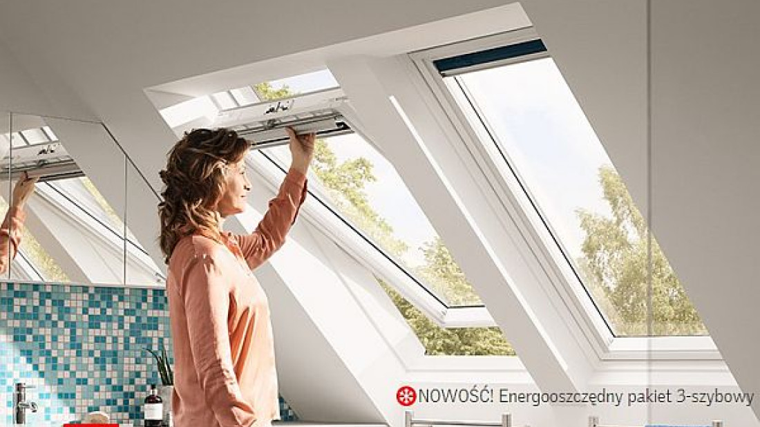 Nowość firmy Velux! Energooszczędny pakiet trzyszybowy!