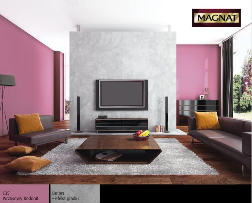 To kontrastujący ze sobą duet barw i faktur