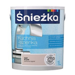 Śnieżka Kuchnia-łazienka to farba z mikrocząsteczkami srebra
