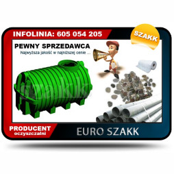 Przydomowa  oczyszczalnia SZAKK 2700 + 40 mb drenażu tradycyjnego