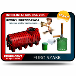 Ekologiczna oczyszczalnia SZAKK 2000 + studnia chłonna SZAKK