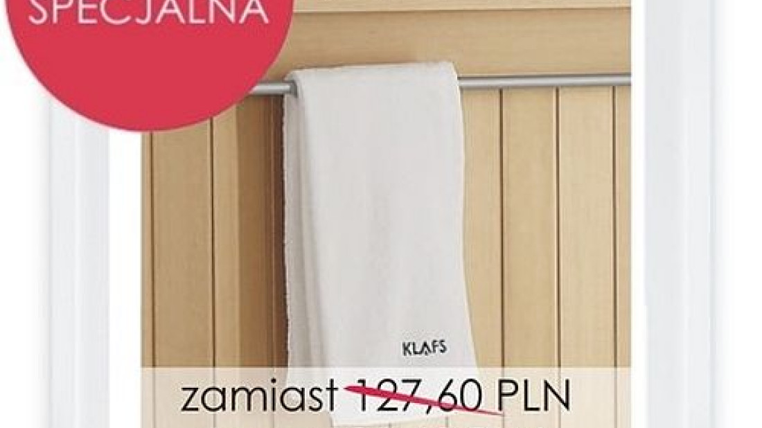 Ręcznik Klafs do sauny w promocyjnej cenie!