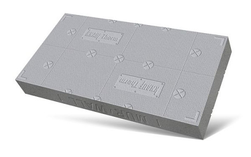 Nowe płyty marki Knauf Therm można rozpoznać już na pierwszy rzut oka po wytłoczonym logotypie