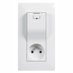 GNIAZDO 2P+Z z ładowarką USB 