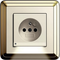 Gniazdo z lampką LED