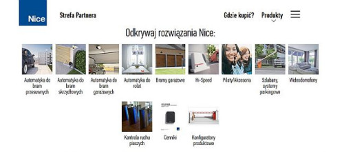 Nowa strona internetowa nice.pl została przygotowana w taki sposób, aby użytkownicy mogli w prosty i intuicyjny sposób znaleźć interesujące ich informacje dotyczące produktów Nice