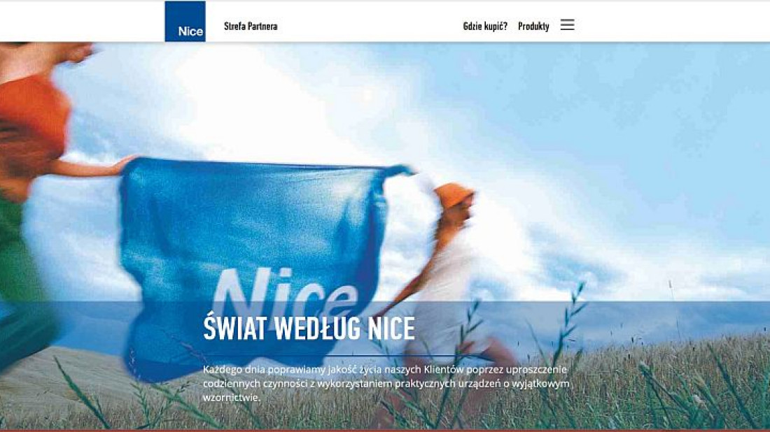 Nowy serwis internetowy Nice Polska
