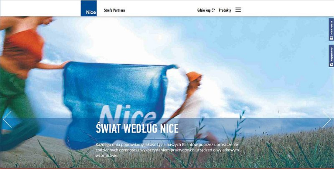 Nowy serwis internetowy Nice Polska