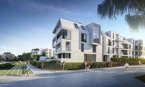 Apartamenty Okrzei to zespół trzypiętrowych budynków mieszkalnych zlokalizowanych w cichej części dolnego Sopotu