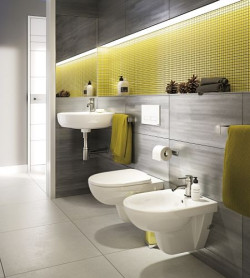 Jednym z rozwiązań, które sprawdzą się przy ożywieniu pomieszczenia w szarościach jest postawienie na mocny akcent kolorystyczny