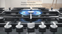 Płyty gazowe Bosch z technologią FlameSelect