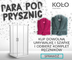 &quot;Para pod prysznic&quot; zaś to szansa na wyjątkowy komplet szlafroków