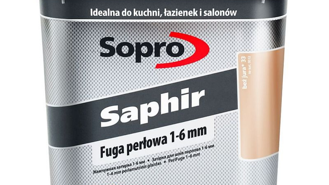 Design, jakość i funkcjonalność. Sopro prezentuje nową cementową zaprawę fugową Saphir