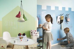 Kiedy dziecko dostanie do ręki kredki, nagle okazuje się, że rysowanie albo pisanie na kartce może nie wystarczać