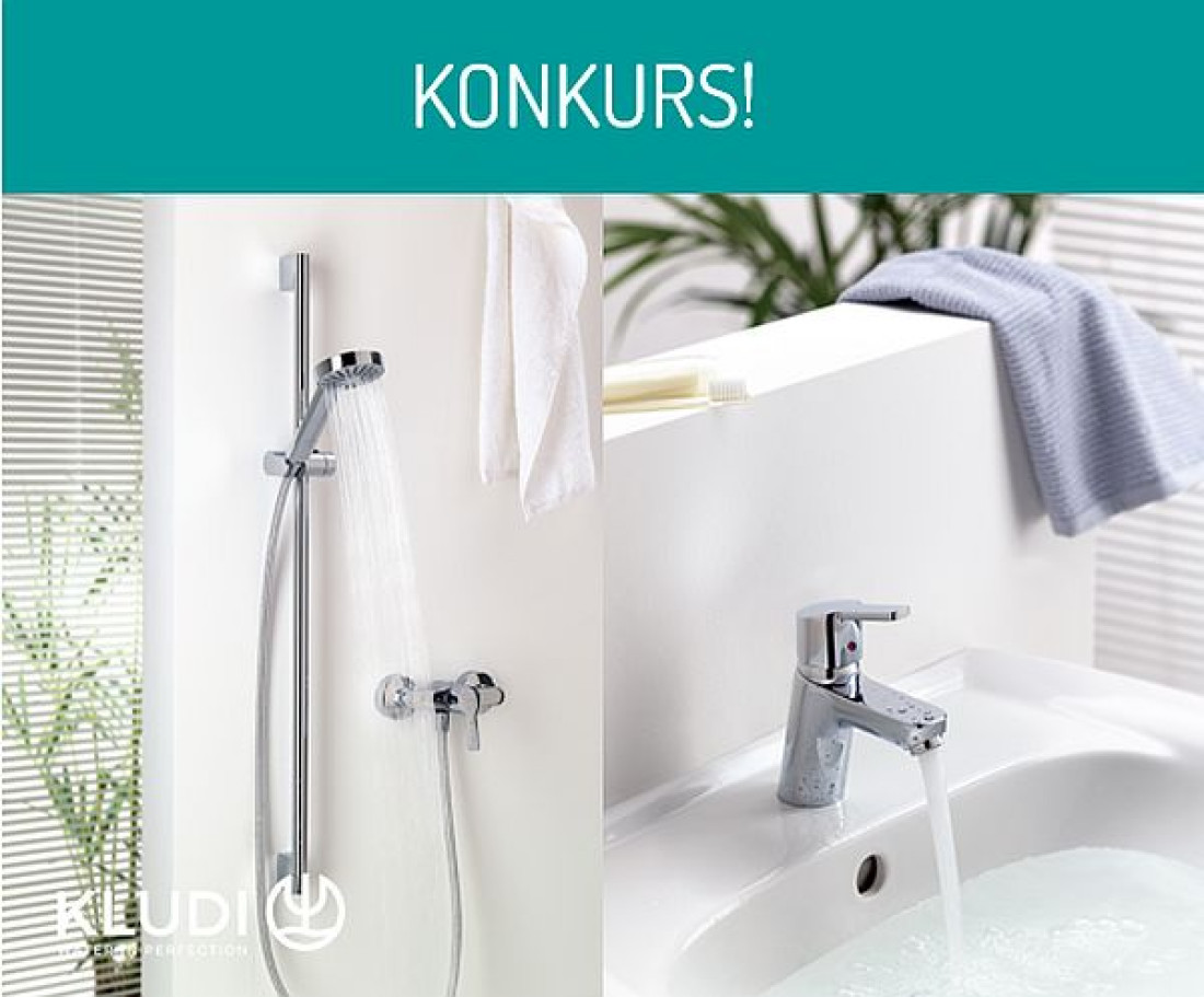 Pokaż nam swoją aranżację łazienki! Konkurs Home Concept z KLUDI