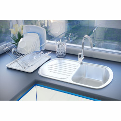 Zlewozmywak stalowy Jasper