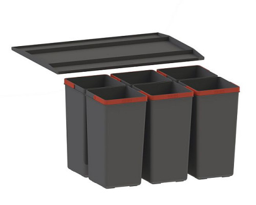 System Franke Easysort wykonany jest z antyseptycznego materiału pochodzącego z recyklingu, który redukuje rozwój bakterii do 99%