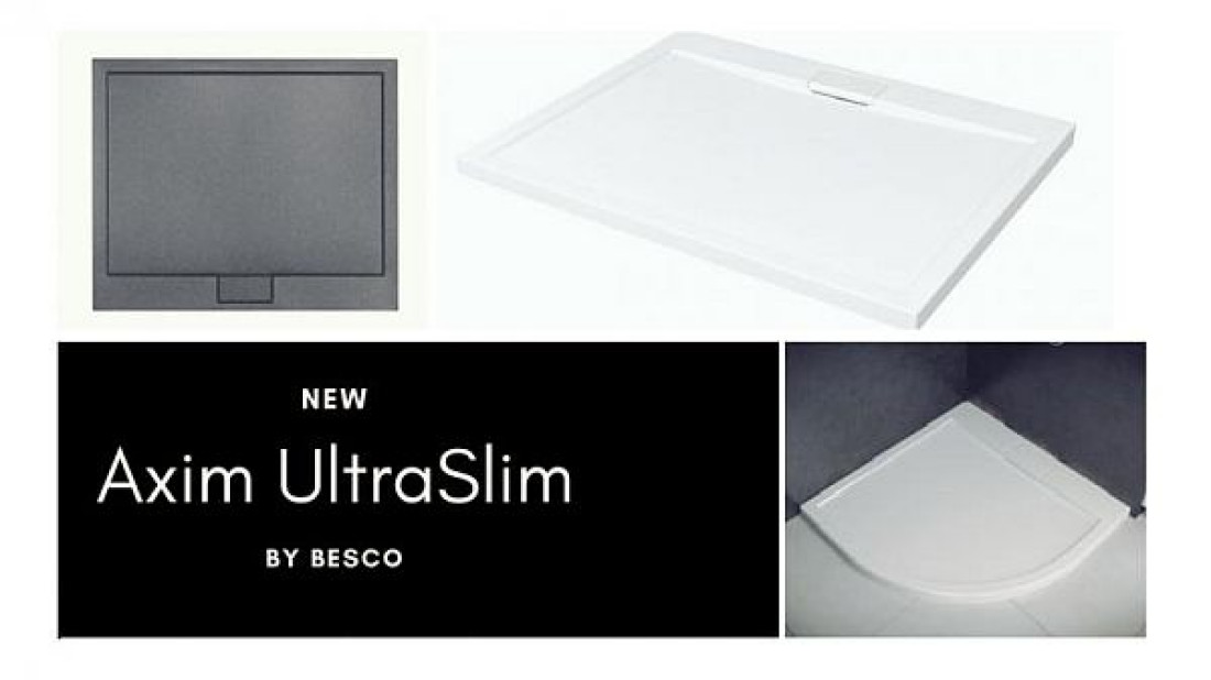 Nowość firmy Besco - brodziki Axim UltraSlim