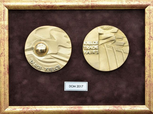 Płytki ILLIZI zostały wyróżnione medalem Targów DOM Kielce 2017 oraz Znakiem Jakości HOME ZONE - Jakość i Niezawodność 2017