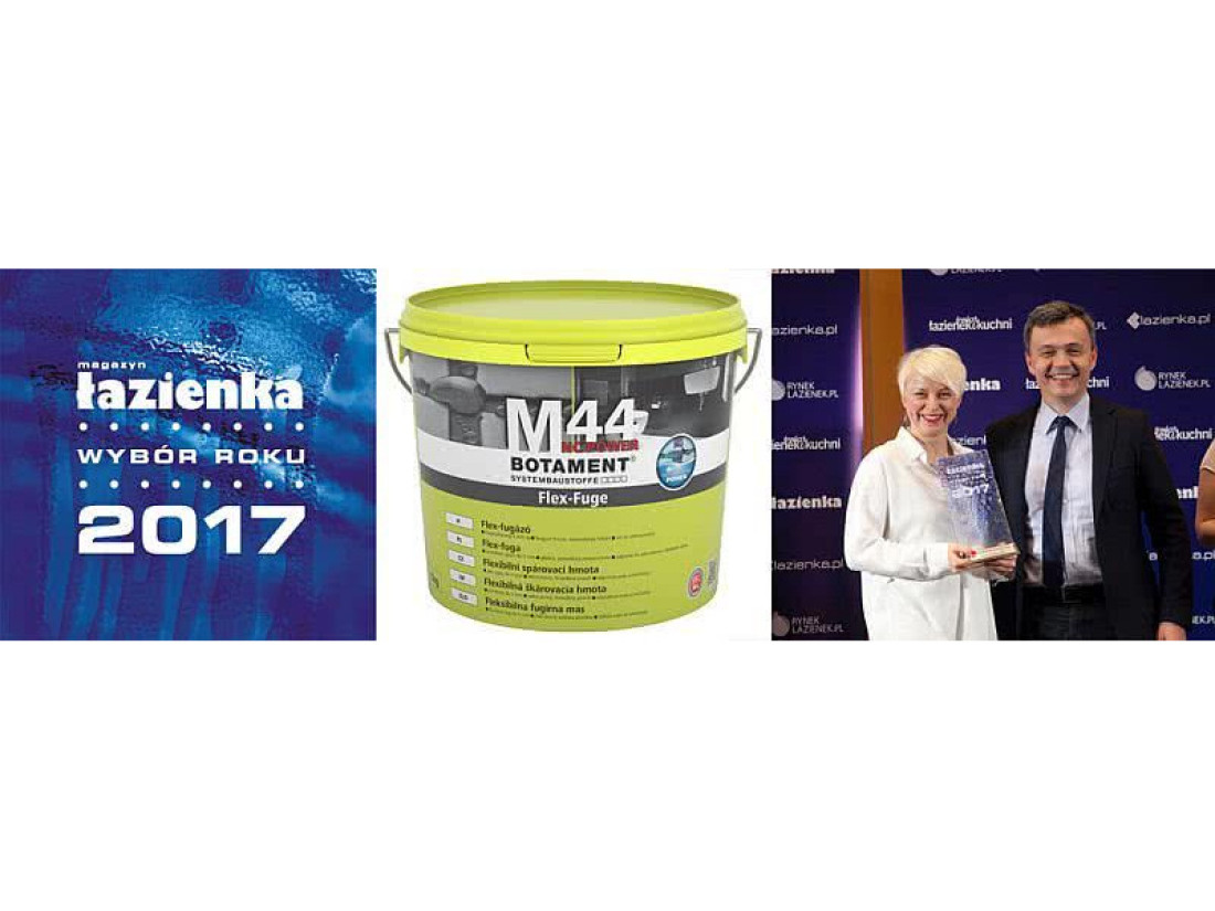 Flex – Fuga BOTAMENT® M 44 NC Power nagrodzona w konkursie Łazienka Wybór Roku 2017